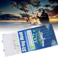 thumbnail image 4 of 5 Groups Rigs Set, 6Pcs Pack Fish Skin String Hooks With Luminous Beads Feather Fishing Rigs Baits For Saltwater Fishing, 4 of 8