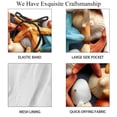 thumbnail image 4 of luoweisi Men's Beach Shorts Quick Dry Swim Trunks with Mesh Lining Starfish M, 4 of 5