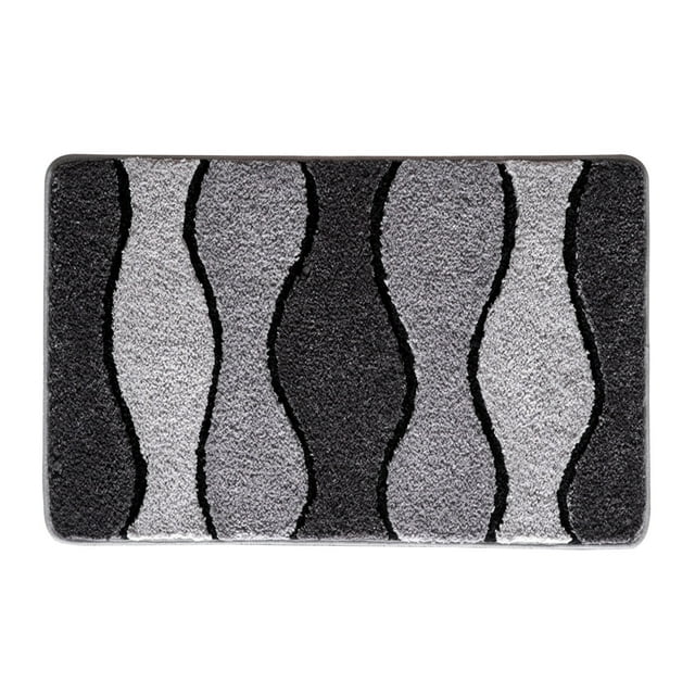 Bath Mats for Bathroom Bathroom Rug Mat,Extra Soft and Absorbent Microfiber Bath Rugs,Non-Slip Bath Carpet,Machine Wash Dry,Bath Mats for Bathroom Floor,Tub ,Gray Bath Rugs for Bathroom