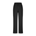 thumbnail image 4 of SUOKOM Womens Slacks Women's Relaxed Fit Straight Leg Pants Solid Cotton Linen Drawstring Elastic Waist Long Wide Leg Pants Work Cargo Casual Pants Wide Leg Pants Relaxed Fit Trousers, 4 of 6