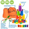 thumbnail image 4 of Skoolzy 60 ositos contadores de arcoíris, paquete de 5, ositos de peluche con 6 vasos clasificadores de colores, juegos de matemáticas, juguete de dados, pinzas Montessori y 2 bolsas de almacenamiento, 4 of 5