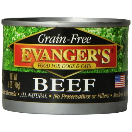 Evangers 100% Chicken - EVANGER'S 776275 24-Pack Grain Free 100-Percent Chicken for Dogs and Cats 6-Ounce