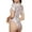 Cute Rabbit1, variant on Halloween Pumpkin Womens One Piece Swimsuits Modest Tummy Control Bathing Suits Lace Up Slimming Swim Suit-Small
