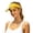 Yellow, variant on Beach Hats for Women Women Empty Top Sun Visor Hat Outdoor Cycling Running Travel Black One Size