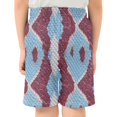 thumbnail image 3 of BZSMCE Adjustable Drawstring Casual Shorts With Red Blue Python Pattern Pattern, 3 of 9