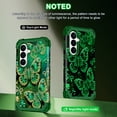 thumbnail image 2 of Avocase for for Samsung Galaxy S26 Case,Glow in The Dark,Shockproof Protection Hard PC Soft Flexible TPU Bumper Drop Protective Protective Phone Cover Case for Galaxy S26,Green Butterfly, 2 of 7
