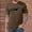 B Brown, variant on LMOIPLI Basic T Shirts for Mens Color Block Crew Neck Short Sleeve Shirts Summer Comfy Trendy Tee Tops with Pocket Khaki L