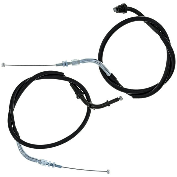 Niche Push Pull Throttle Cable Set for Suzuki GSXR1100 GSXR600W GSXR750 58300-17E30 58300-08F00 MK1005891