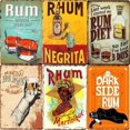 thumbnail image 5 of Cartel de hojalata vintage con diseño de cerveza fría, ron, cerveza, café, pub, cervecería, vino, ron, arte de pared, carteles de metal, placa decorativa, 5 of 5