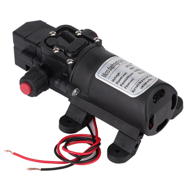 Diaphragm Pump, Professional High Pressure DC 12V 60W 116Psi Self-Priming Water Pump For Vehicle Modification For Water Purification