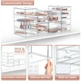 thumbnail image 4 of Sorbus Acrylic Cosmetic Makeup Organizer 16 Drawers Clear Stackable Storage Bins For Jewelry And Office Supplies Organizer- 4Pc, 4 of 7