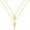 gold-heart key necklace, variant on Gold Silver Key Necklace for Women Dainty Key Necklaces Fashion Summer Jewelry[q8753]