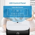 thumbnail image 4 of Wpond 12000 BTU 3-in-1 Cools up to 450-550 Sq.Ft Portable Air Conditioner, White, 4 of 8