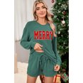 thumbnail image 6 of Corded MERRY Long Sleeve Top and Shorts Pajama Set, 6 of 10