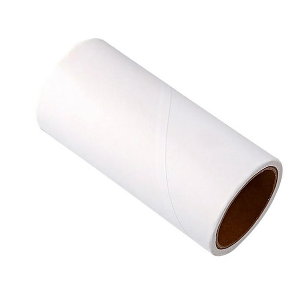 Rodillo rasgable Yuarrent 60 Hojas de Papel Adhesivo Rollo de depilación de Polvo