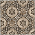 thumbnail image 3 of SAFAVIEH Lyndhurst Madeline Geometric Circles Area Rug, Light Grey/Beige, 8' x 8' Square, 3 of 5