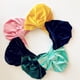 thumbnail image 1 of Infant Newborn Kids Baby Hats Turbans Caps Lovely Children Headwear Wrinkle solid Caps Toddler cap Accessories with BowPink He Qiyong unisex, 1 of 1