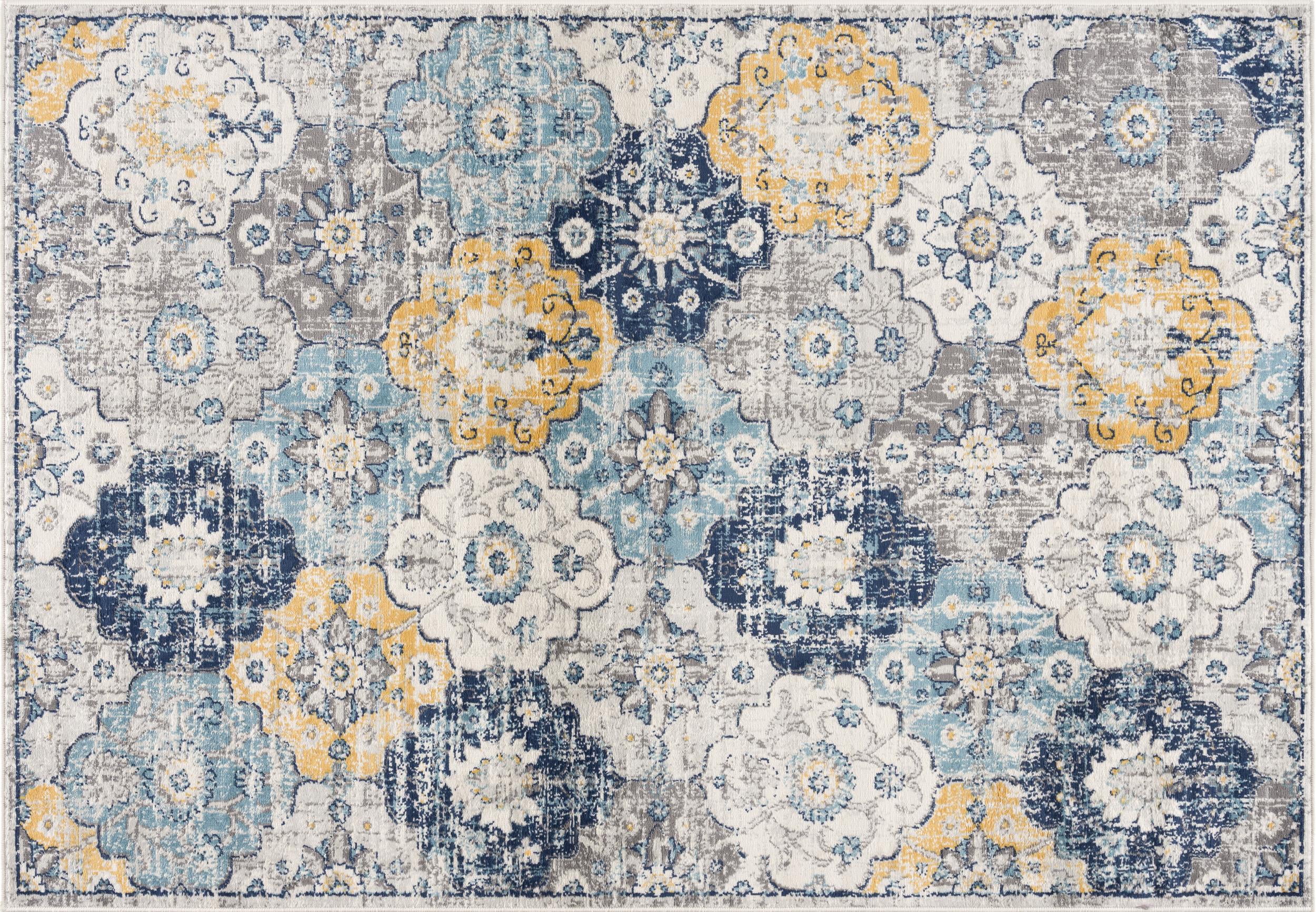 Rug Branch Savannah Collection Modern Floral Area