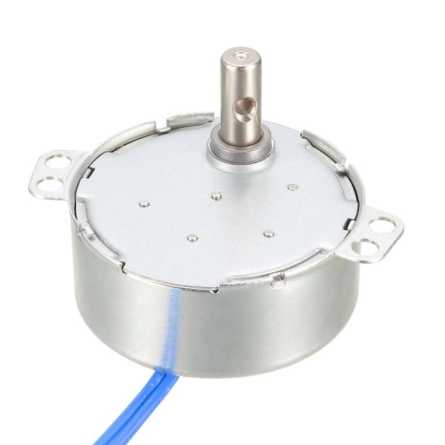 Synchronous Motor AC 100-127V 15-18RPM 50-60Hz CCW/CW 4W Turntable Gear Box for Hand-Made