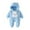 Blue2, variant on Mikilon Newborn Baby Bear Onesie Outfit Suit Girls Boys Fleece Jumpsuit Romper Hooded Coat Winter Clothes Outwear Snowsuit