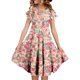thumbnail image 1 of WILLBEST Vestidos Maxi de Mujer Vestidos Florales para Niñas para Verano Playa Piscina Juego Al Aire Libre Cómodo Casual para Niños de 4 A 15 Años 515 160, 1 of 3