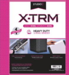 Studio C Xtrm 1' Binder Berry