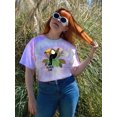 thumbnail image 2 of Toucan Bird Tropical Leaves Tie Dye Spiral Women -Image by Shutterstock, Female Small, 2 of 4