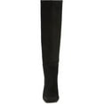 thumbnail image 3 of Sam Edelman Olly Black Squared Toe Block Heel Pull On Knee High Fashion Boots (Black, 6), 3 of 6