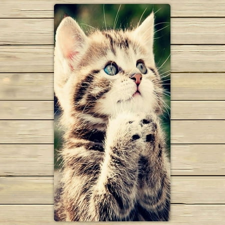 Fiddlers Elbow Kittens Towel (ZKGK Animals Kitten Cat Hand Towel Bath Towels Beach Towel For Home Outdoor Travel Use Size 30x56)