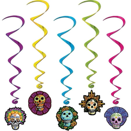 Day of the Dead Whirls Halloween Decoration