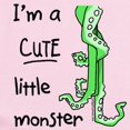 thumbnail image 2 of CafePress - Cute Monster Infant Creeper - Baby Light Bodysuit, Size Newborn - 24 Months, 2 of 4
