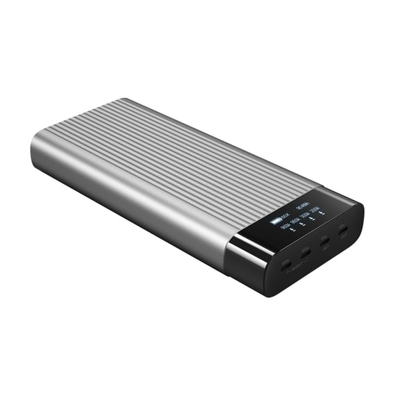 Hyper HyperJuice 245W USB-C 100Wh Battery Pack, Silver