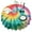 Colorful Rainbow Tie, variant on Rainbow Tie Dye Swirl Pattern Round Tablecloth 60"x60",Wrinkle Wipeable Table Cloth for Kitchen Dining Room Picnic Patio Party