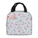 thumbnail image 1 of Easygdp Flamingo and Pineapple Bolsa Térmica Premium - Tela Oxford Impermeable, Gran Capacidad, Bolsillo Frontal, Unisex para Trabajo, Escuela, Actividades al Aire Libre y Picnics, 1 of 8
