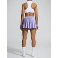 thumbnail image 6 of Pleated Tennis Skirts with Inner Shorts High Waist Golf Skorts for Women with Pockets Athletic Skorts Dreamy Purple L, 6 of 7
