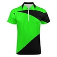 thumbnail image 4 of Shego Halloween Costume Men Zipper T-shirt Summer Casual Short Sleeve T-shirt Top, 4 of 7