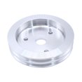 thumbnail image 3 of Polea de bomba corta,Polea de cigüeñal de 2 ranuras Accesorios para automóviles,Polea de cigüeñal de doble ranura conveniente,Piezas de repuesto Resistente Fácil de usar Alto, 3 of 8