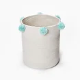 thumbnail image 1 of Cesta de almacenamiento tejida natural, cesta para la colada, cesta para manta, cesta de cuerda de algodón tejida, cesta de almacenamiento para niños y juguetes para mascotas, 12 x 14, 1 unidad,, 1 of 5