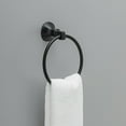 thumbnail image 2 of Delta 76446 Ashlyn 6-3/8" Wall Mounted Towel Ring - Black, 2 of 9