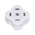 thumbnail image 1 of Cargador CyberPower TR14A42U de 4 conectores USB. Color Blanco. CyberPower TR14A42U, 1 of 2