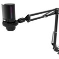 thumbnail image 4 of USB Microphone with RGB Lighting Switch One-Click Mute Professional Desktop Recording Mic with Stand Gaming Microphone, 4 of 5