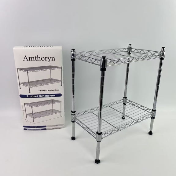 Amthoryn Fitted kitchen furniture ,2 Tier Storage Racks and Shelving, kitchen Rack Pantry Shelves Kitchen Shelving
