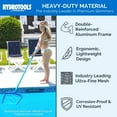 thumbnail image 4 of Swimline HYDROTOOLS 8028 Premium Aluminum Leaf Skimmer Net Head Cleaner  For Swimming Pool Spa Fountain Pond Hot Tub  Leaves Bugs Debris Fine Cleaning Maintenance  Heavy Duty Extra Large, 4 of 7