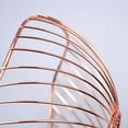 thumbnail image 3 of Tazón de cesta de frutas, organizador de alimentos de alambre, decoración de mostrador de cocina, centro de de cena, almacenamiento para plátano, Oro rosa Sunnimix Canasta de frutas, 3 of 7