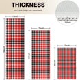 thumbnail image 4 of Red Black White Checkerboard Checkered Pattern Kitchen Rugs Sets Of 3,Kitchen Runner Rugs Non Skid Washable,Decorative Kitchen Floor Mats for Kitchen,Sink,Laundry,17"x30"+ 17"x47" + 17"x59", 4 of 6