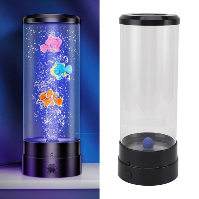 Lámpara LED De Pez De Fantasía, Iluminación Brillante Y Suave, Fuente De Alimentación USB, Lámpara LED De Pez De Burbuja Para Regalos De Cumpleaños Para Niños
