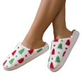 thumbnail image 6 of Christmas Slippers House Shoes for Women Fluffy Soft Cozy Bedroom Cartoon Plush Cute Slippers for Indoor Outdoor Use, 6 of 9