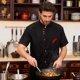 thumbnail image 4 of USHOBE Chef Coat Short Sleeve Black Unisex Uniform Breathable Kitchen Apparel for Catering, 4 of 8
