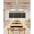 thumbnail image 2 of Ceiling Light Cover for Classroom, Merry Christmas Magnetic Fluorescent Light Covers Filter for School,Office, 2X4&nbsp; FT, Pack of 3, Red Farm Truck with Christmas Tree, 2 of 8