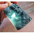 thumbnail image 6 of Certified Green Burma 100% Natural A Jade jadeite Pendant Guanyin Kwan Yin Dragon Necklace 597273 TN, 6 of 11